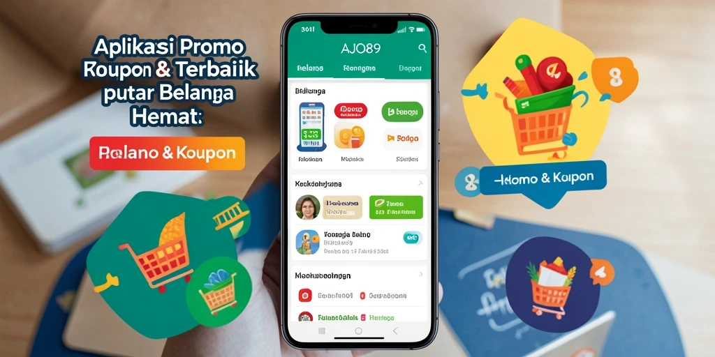 Tampilan antarmuka AJO89 yang memudahkan navigasi promo & kupon.