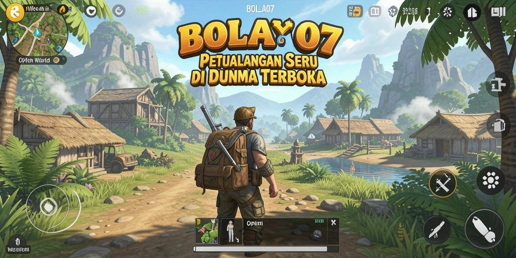 Tampilan antarmuka BOLA07 yang menarik dan interaktif.