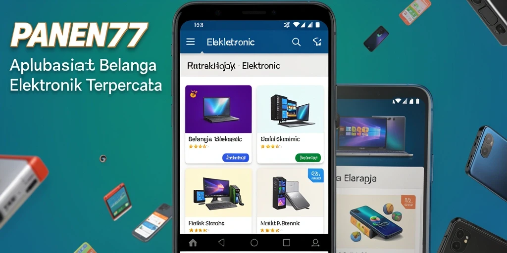 Tampilan antarmuka aplikasi PANEN77 yang menarik dan fungsional.