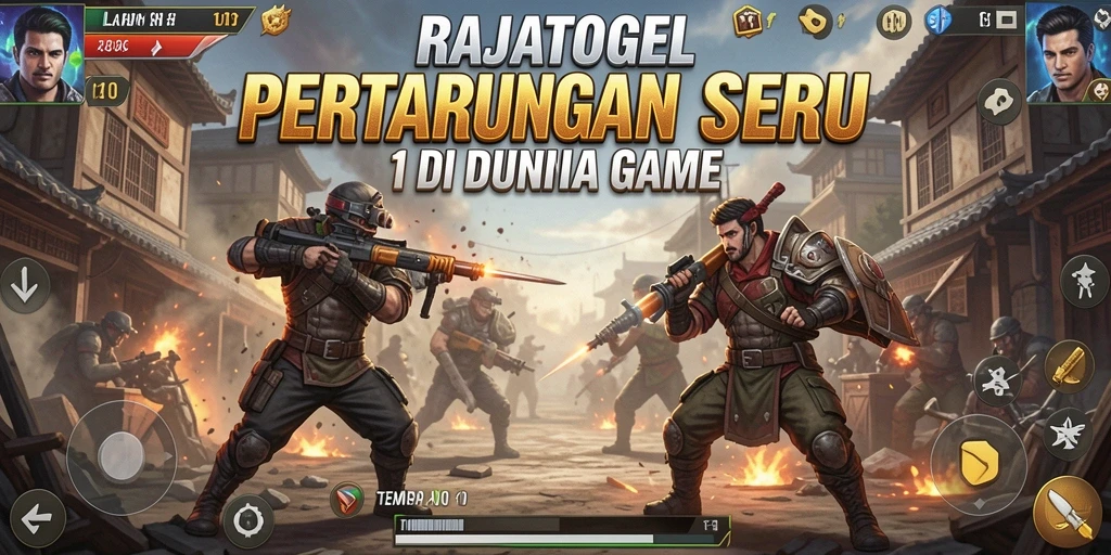 Tampilan antarmuka RAJATOGEL dengan fungsi Tempur 1 Lawan 1 yang menarik.